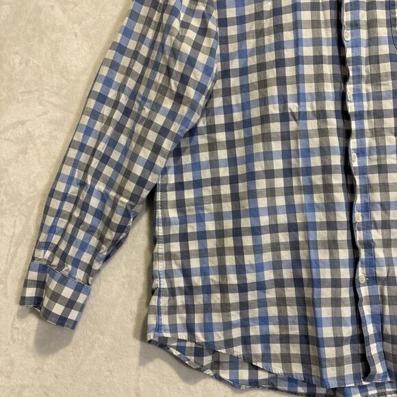 Vineyard Vines Men's Button Down Slim Fit Tucker Shirt Whale Blue Grey Large - Picture 8 of 16
